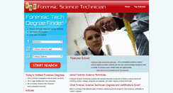 Desktop Screenshot of forensicsciencetechnician.org
